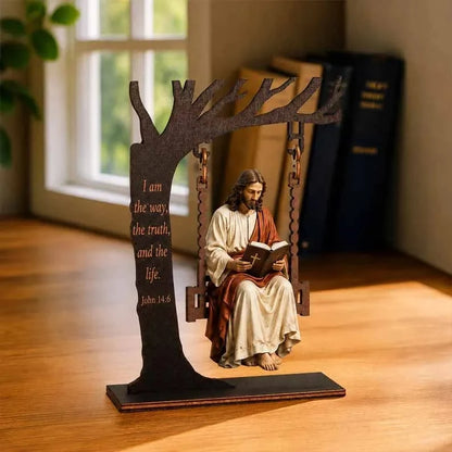 Purpose-Built Christian Jesus Swing Table Decor for Everyday Use