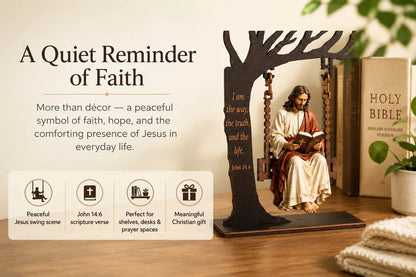 Purpose-Built Christian Jesus Swing Table Decor for Everyday Use