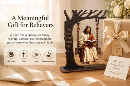 Purpose-Built Christian Jesus Swing Table Decor for Everyday Use