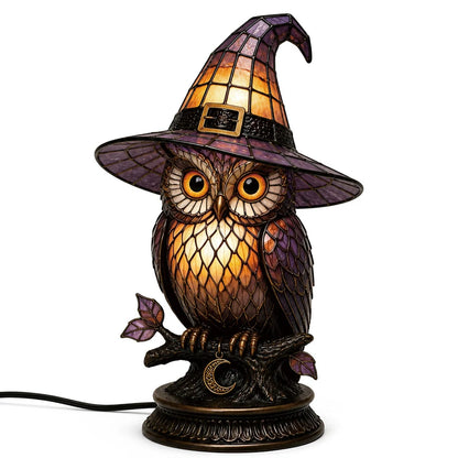 Decorative Magical Black Cat Witch Lamp for Focused Lighting