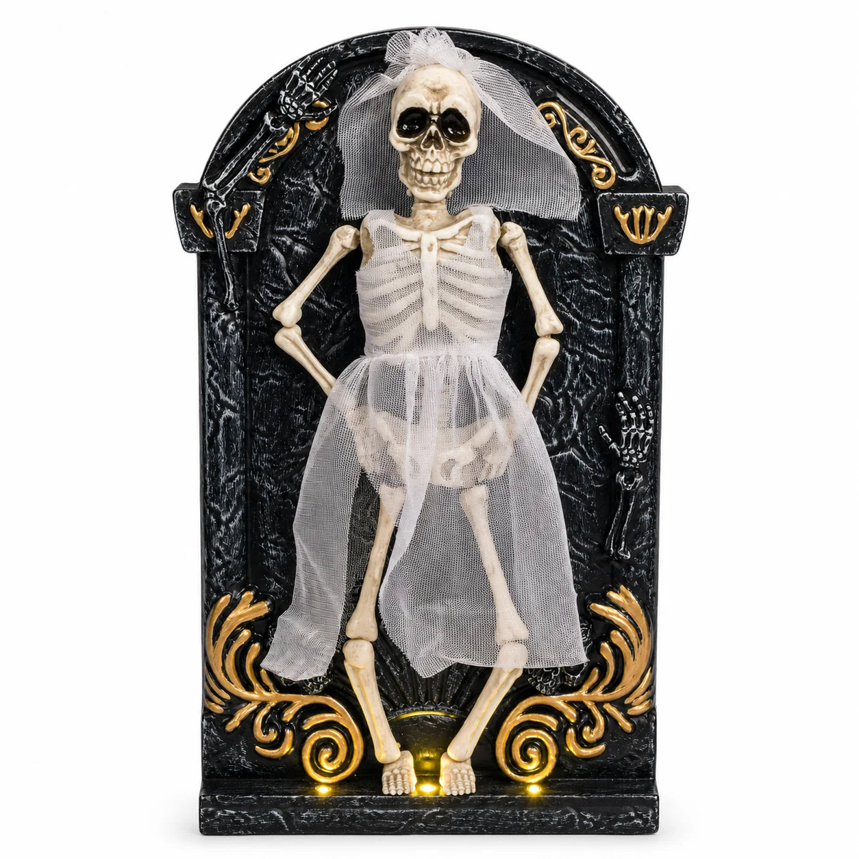 Decorative They Actually Move Animated Light-Up Dancing Skeleton