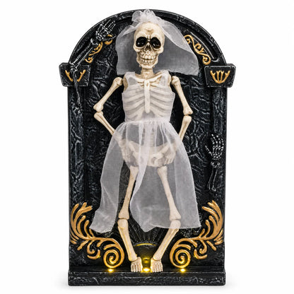 Decorative They Actually Move Animated Light-Up Dancing Skeleton