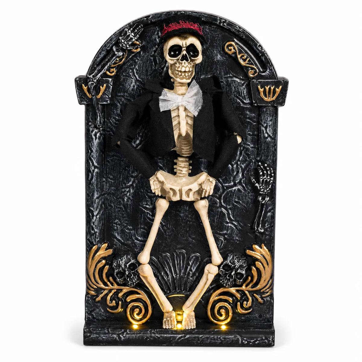 Decorative They Actually Move Animated Light-Up Dancing Skeleton