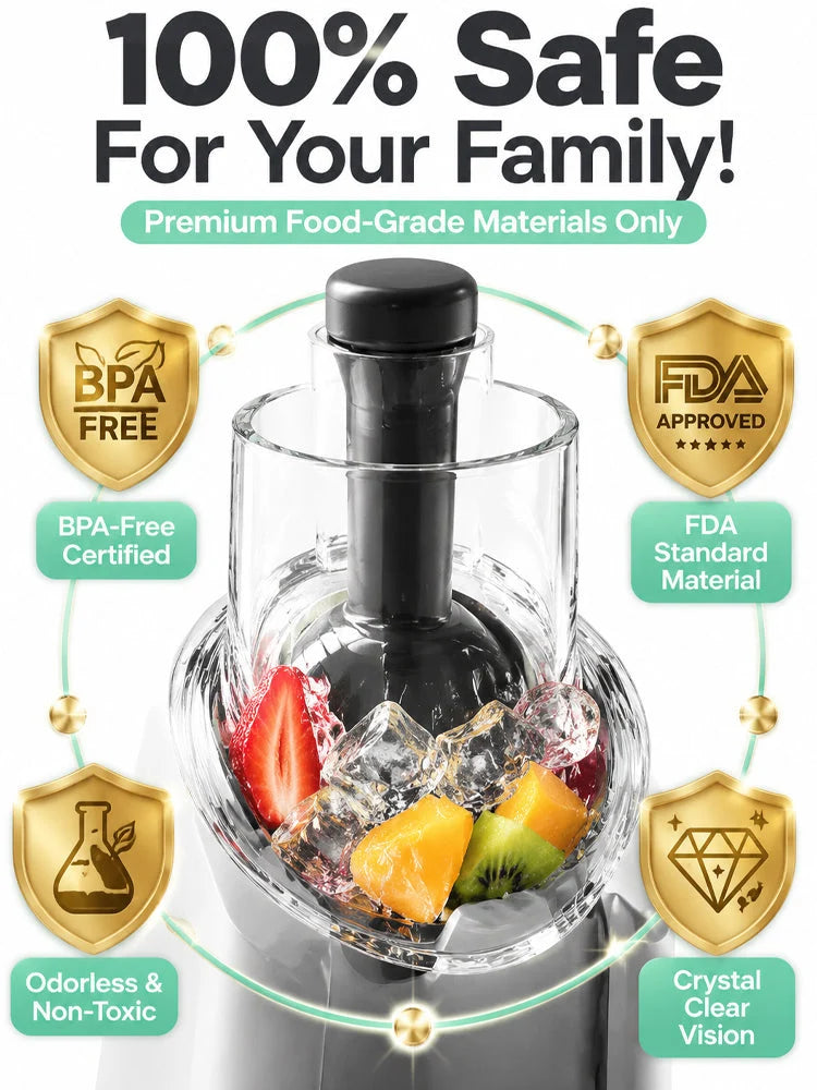 Purpose-Built + Family Fruit Ice Cream Maker – 100% Natural, No Added