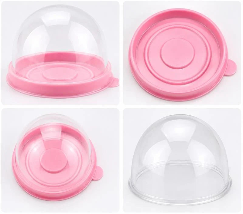 Easy-Use 100 Pack Mini Dessert – Dome Lids for Daily Kitchen Tasks