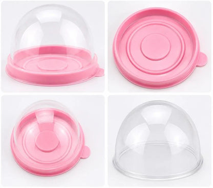 Easy-Use 100 Pack Mini Dessert – Dome Lids for Daily Kitchen Tasks