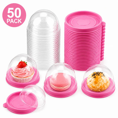 Easy-Use 100 Pack Mini Dessert – Dome Lids for Daily Kitchen Tasks