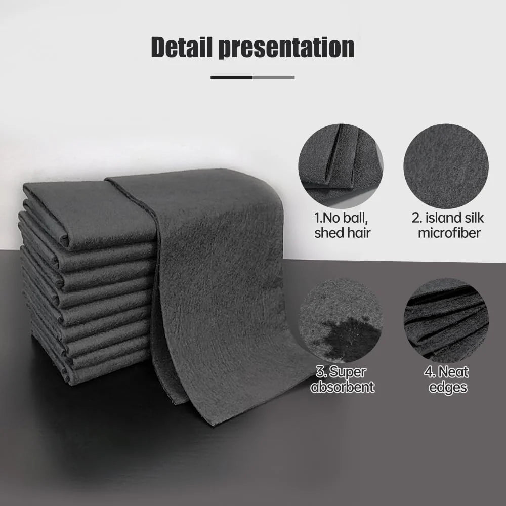 Easy-Care 10 Counts Magic Cleaning Cloth, Reuseable Thickened Streak