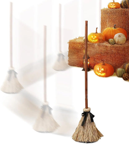 Purpose-Built Self-Moving Witch Broom: Motion-Activated Spooky