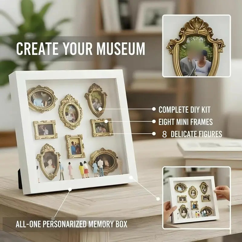 Purpose-Built DIY Mini Museum Silhouette Box – Celebrate Your Unique