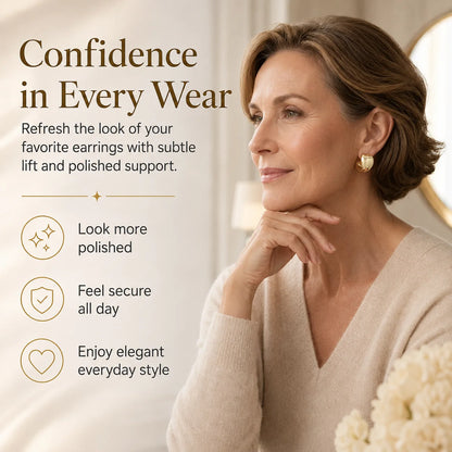 Earring Lifters with a 14K Gold-Plated Finish