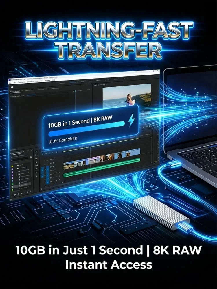 Compact 16TB Type-C Solid-State Drive for Portable Storage
