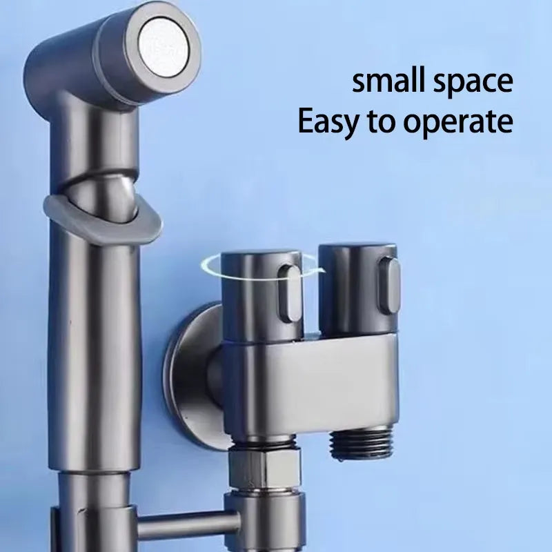 Purpose-Built 1-In-2-Handheld Out Dual Control Valve Bidet Sprayer