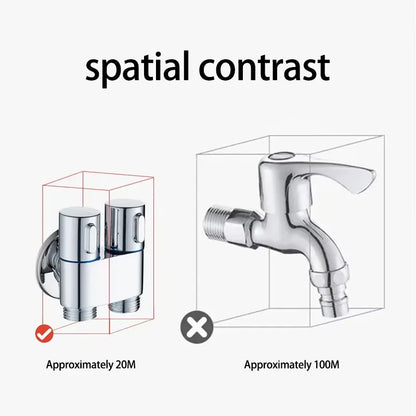 Purpose-Built 1-In-2-Handheld Out Dual Control Valve Bidet Sprayer