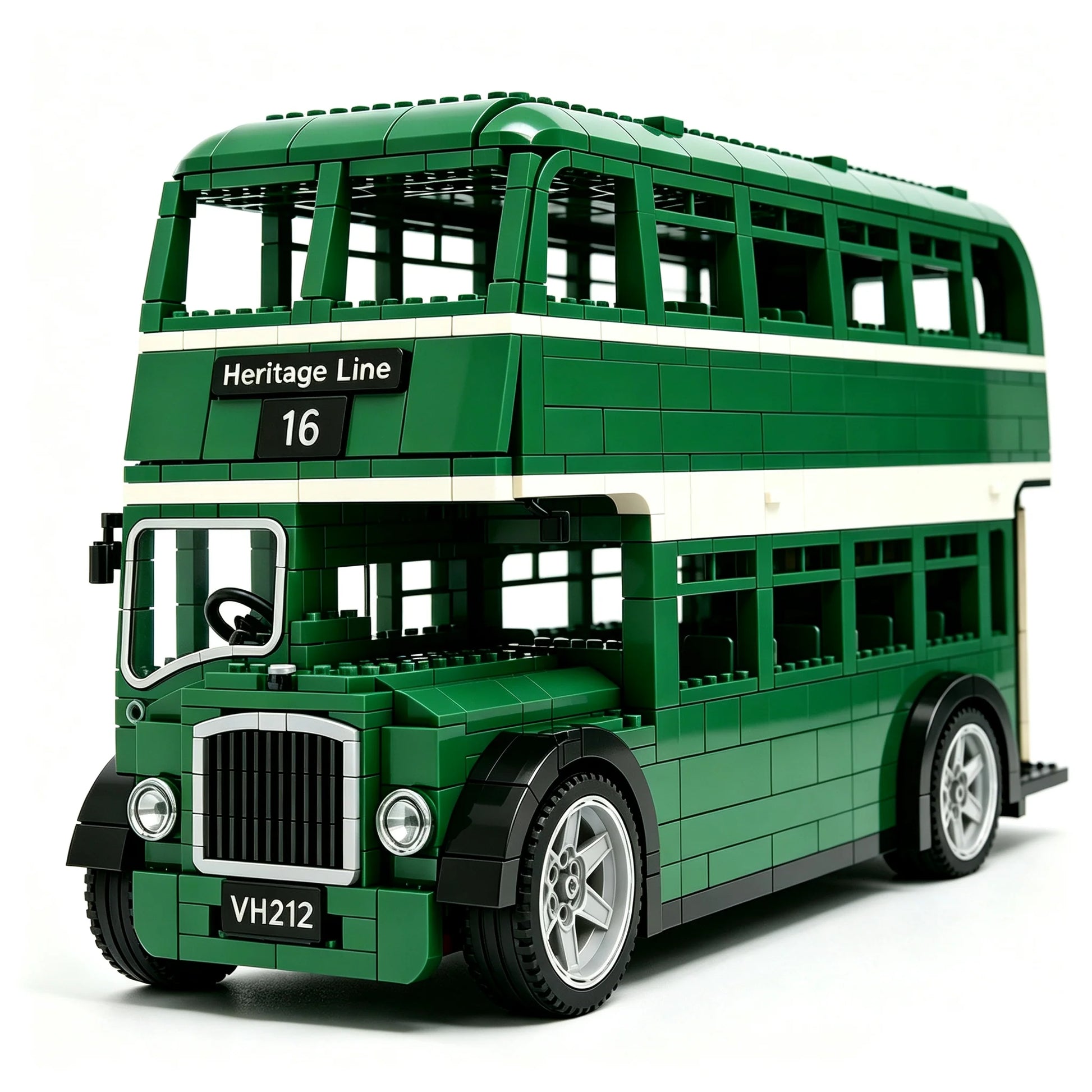 Purpose-Built 1960s Heritage Double-Decker Bus Building