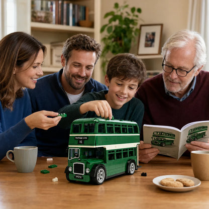 Purpose-Built 1960s Heritage Double-Decker Bus Building