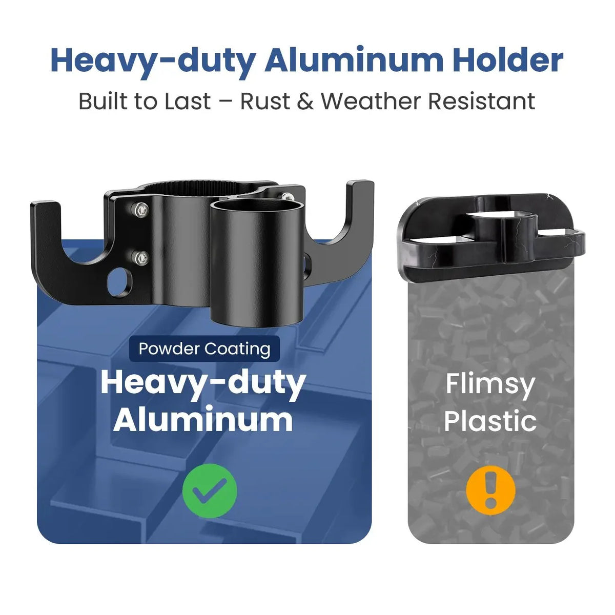 Space-Saving Aluminum RV Towing Chain Organizer & 7-Way Plug