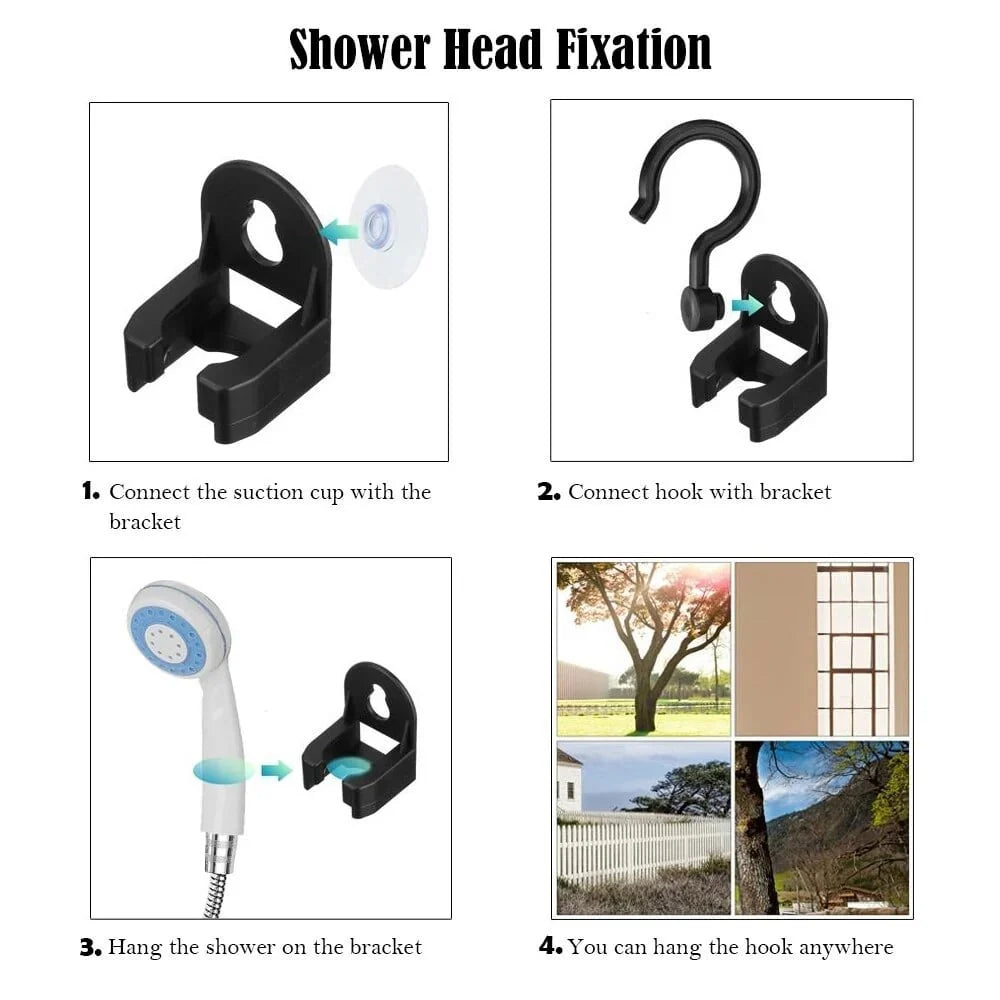 Compact Outdoor Rinse System for Campsite Shower Use