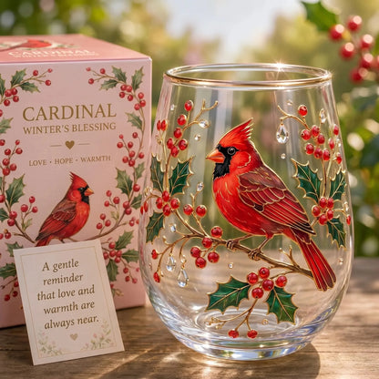 Outdoor Garden Morning Bliss Glass Tea Cup for Garden Display