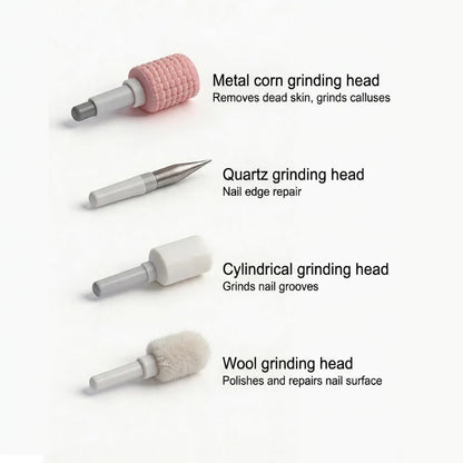 Purpose-Built Professional Electric Nail Polisher – Smooths thick