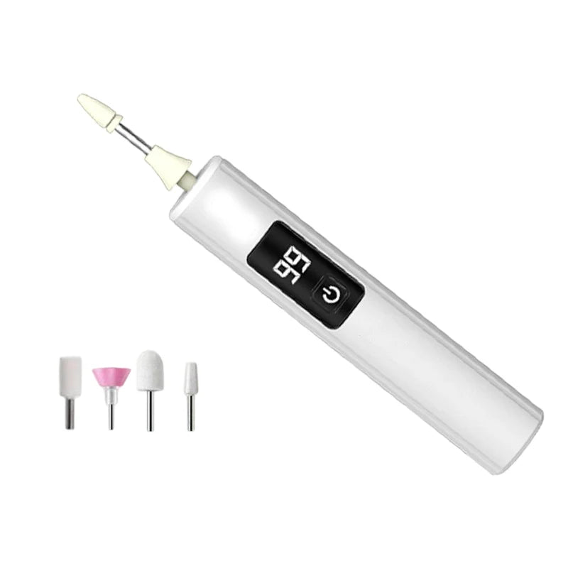Purpose-Built Professional Electric Nail Polisher – Smooths thick