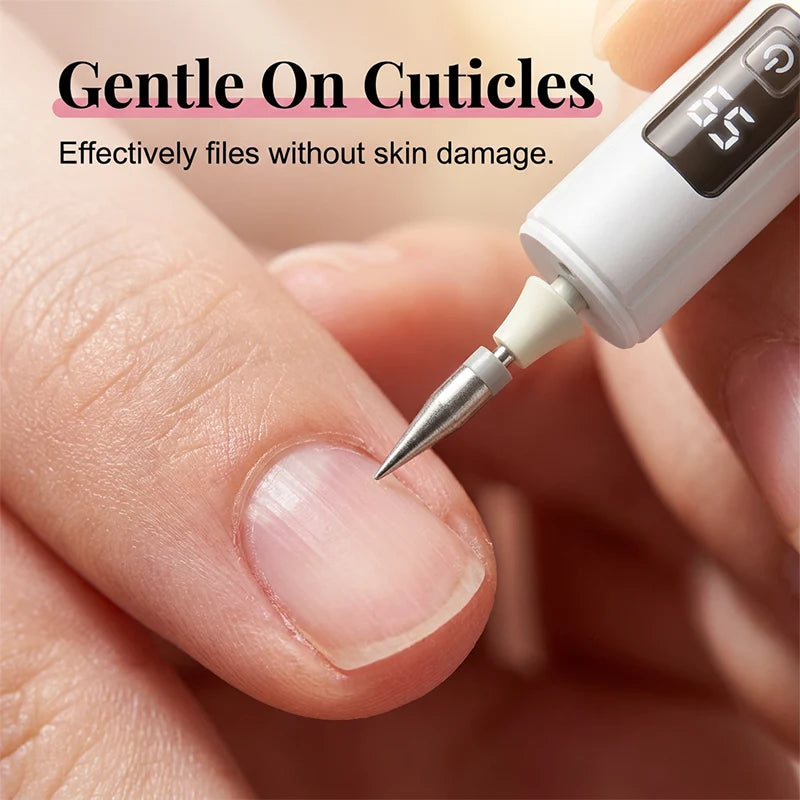 Purpose-Built Professional Electric Nail Polisher – Smooths thick