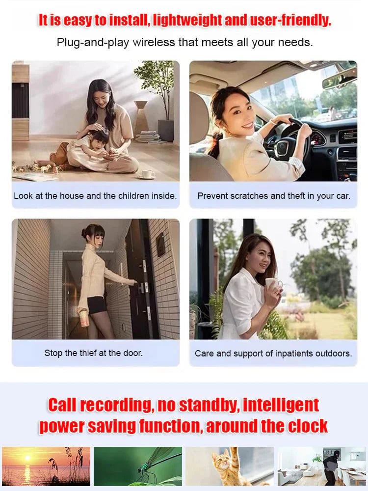 Purpose-Built NEW[Hidden camera HD night vision]No WIFI or