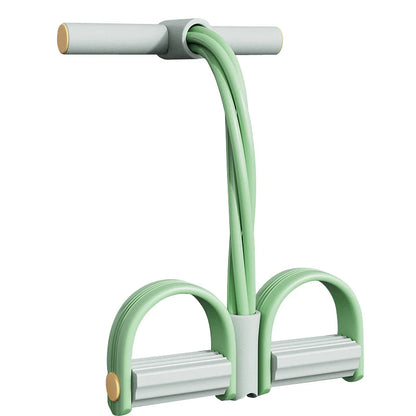 Adjustable 4-Tube Pedal Resistance Exerciser for Low-Impact Fitness