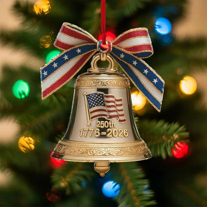 1776–2026 Liberty Tribute Cast-Metal Keepsake Bell