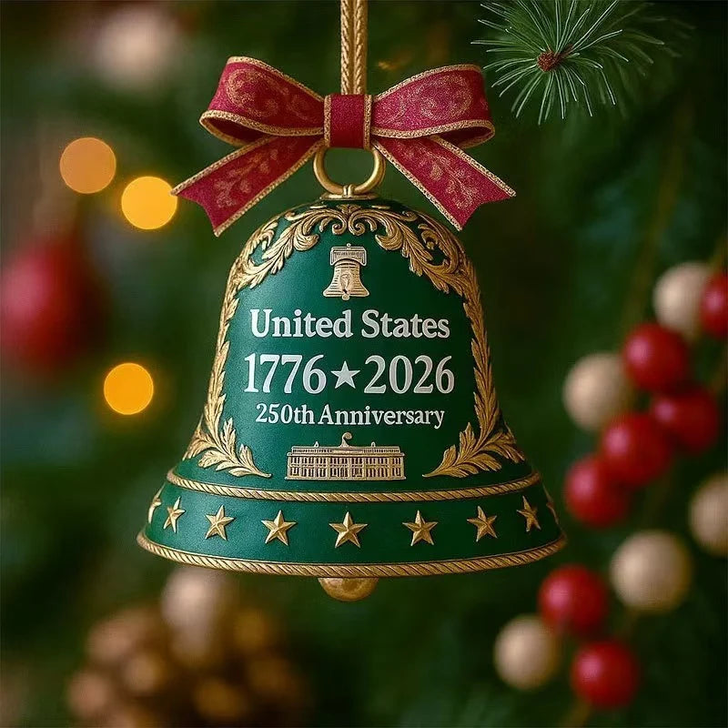 1776–2026 Liberty Tribute Cast-Metal Keepsake Bell