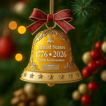 1776–2026 Liberty Tribute Cast-Metal Keepsake Bell