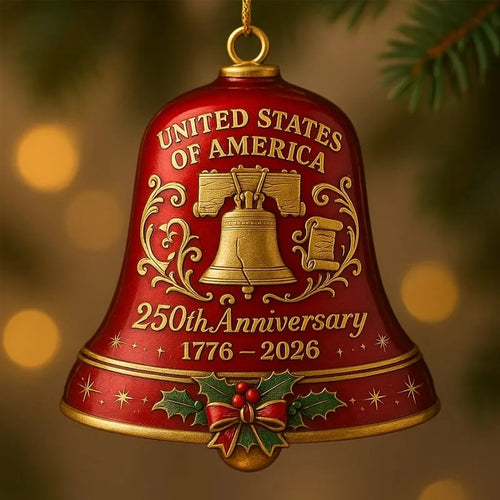 1776–2026 Liberty Tribute Cast-Metal Keepsake Bell