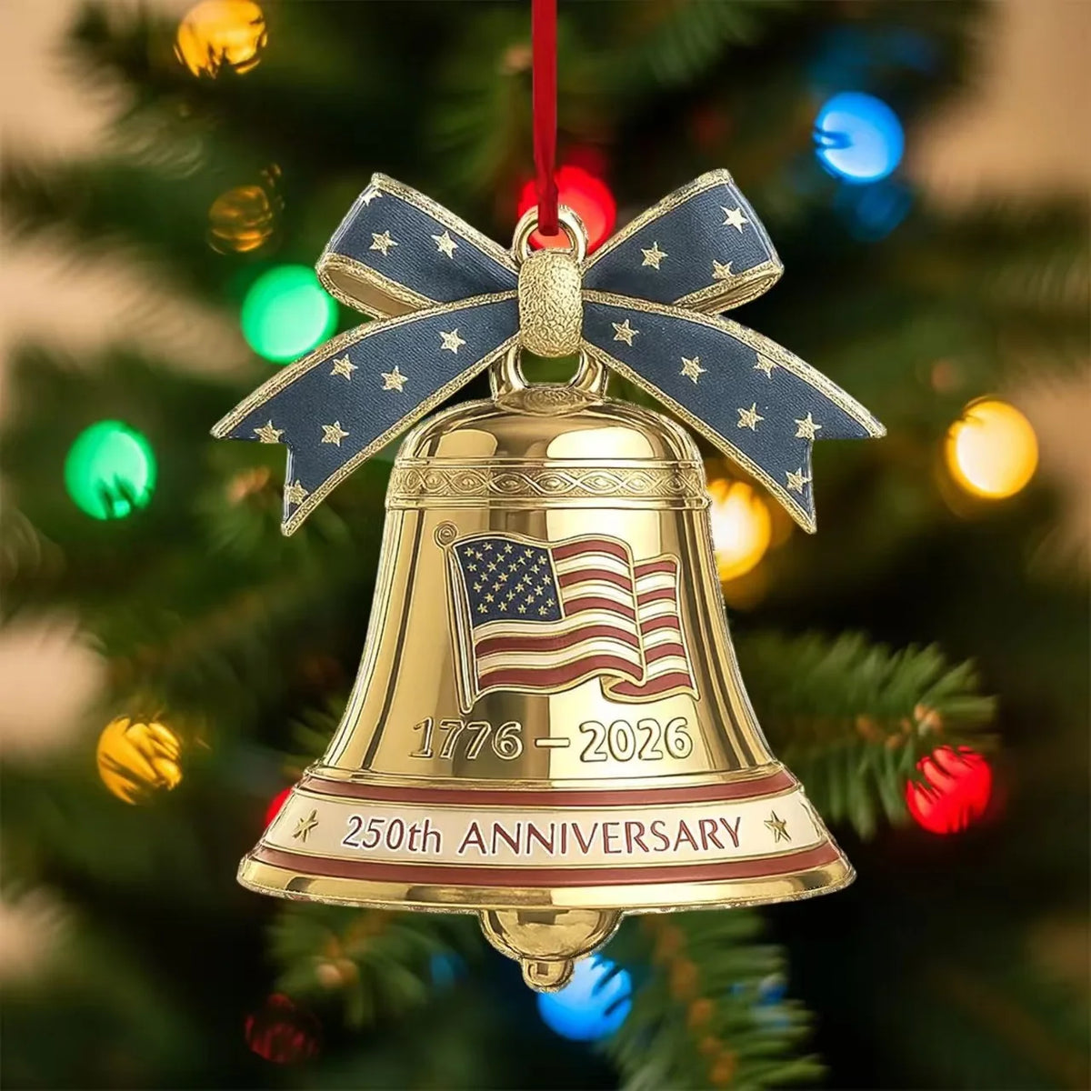 1776–2026 Liberty Tribute Cast-Metal Keepsake Bell