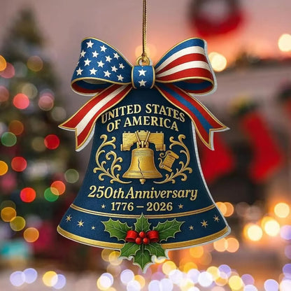 1776–2026 Liberty Tribute Cast-Metal Keepsake Bell
