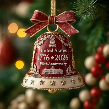 1776–2026 Liberty Tribute Cast-Metal Keepsake Bell