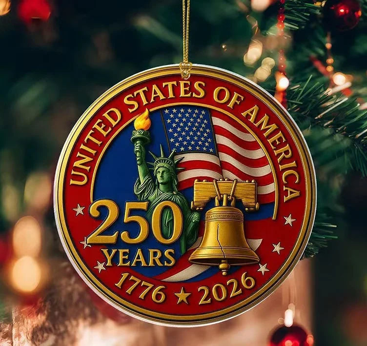 1776–2026 Liberty Tribute Cast-Metal Keepsake Bell