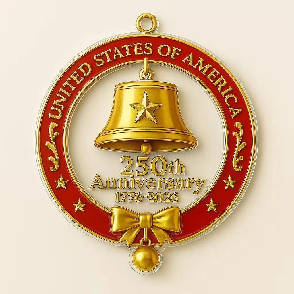 1776–2026 Liberty Tribute Cast-Metal Keepsake Bell