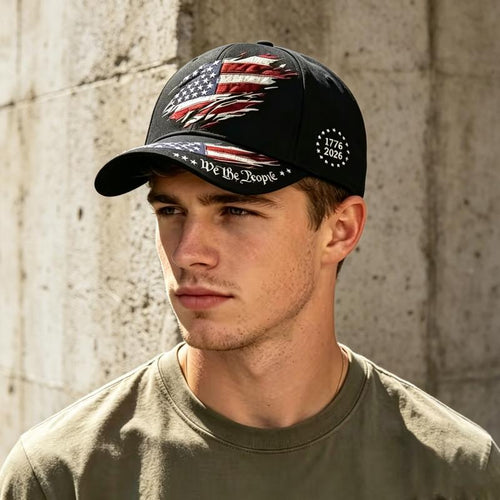Distinctive 250th Anniversary Print Baseball Cap for Everyday Wear