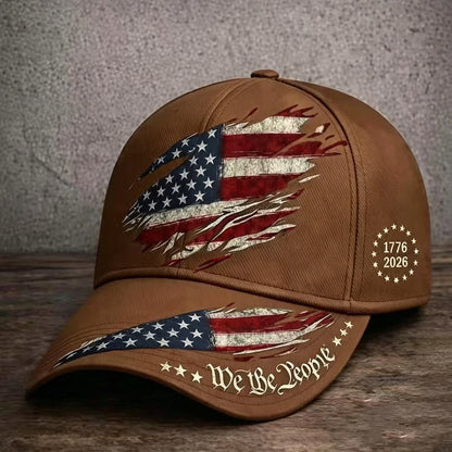 Distinctive 250th Anniversary Print Baseball Cap for Everyday Wear