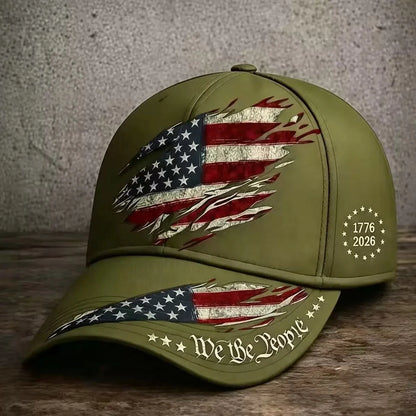 Distinctive 250th Anniversary Print Baseball Cap for Everyday Wear