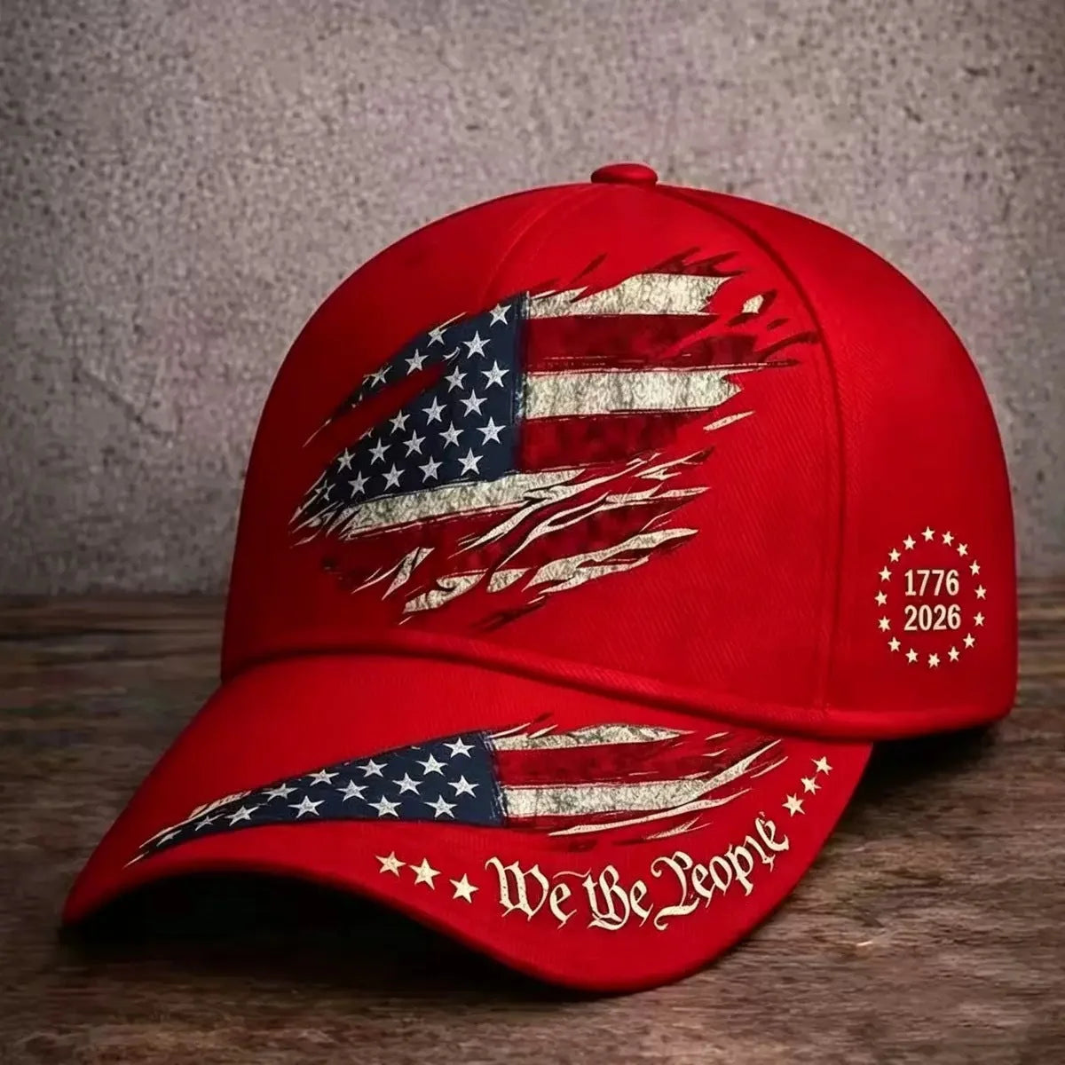 Distinctive 250th Anniversary Print Baseball Cap for Everyday Wear