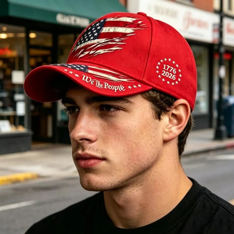 Distinctive 250th Anniversary Print Baseball Cap for Everyday Wear