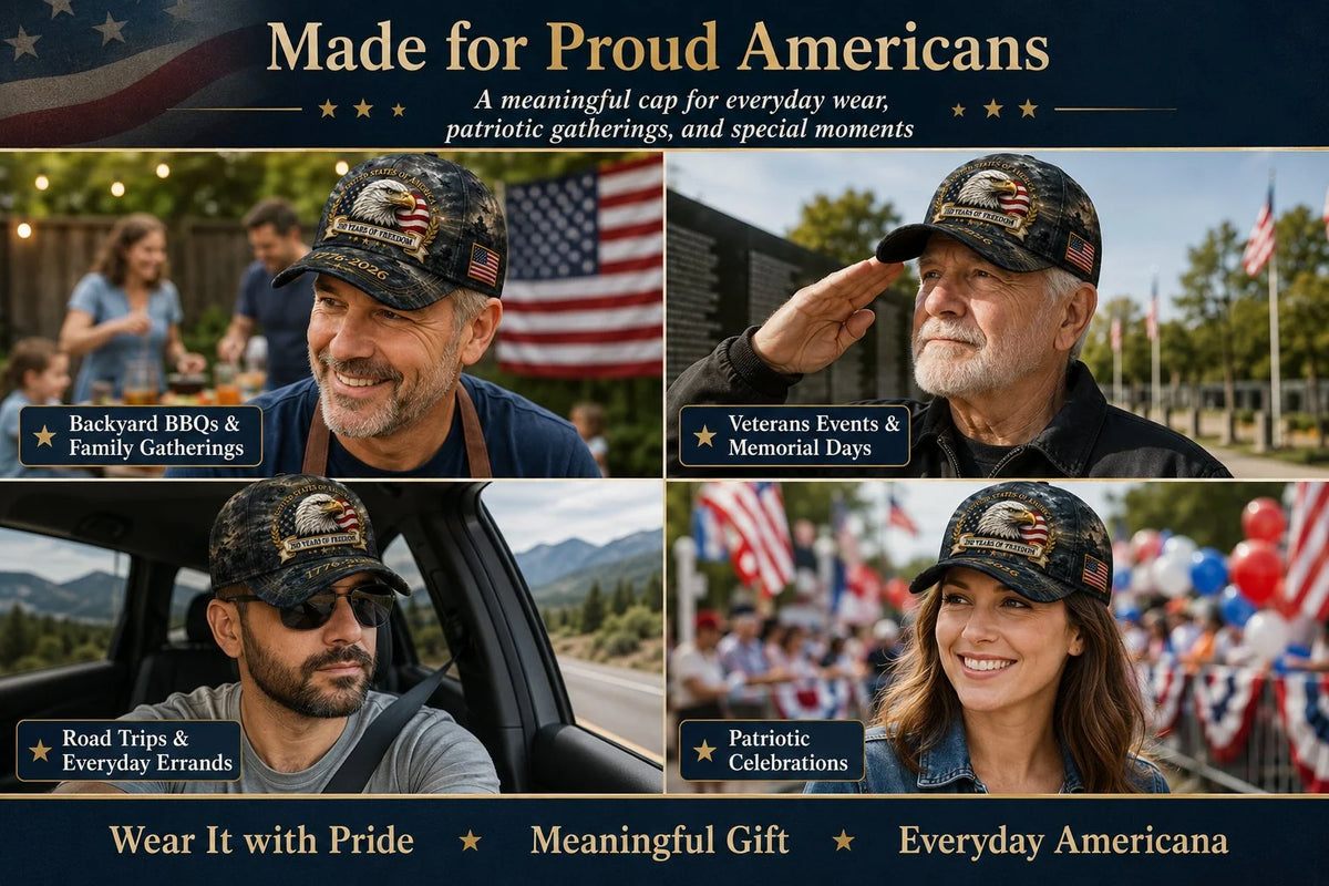 Distinctive 250 Years of dom Eagle Cap – Patriotic Vintage Baseball
