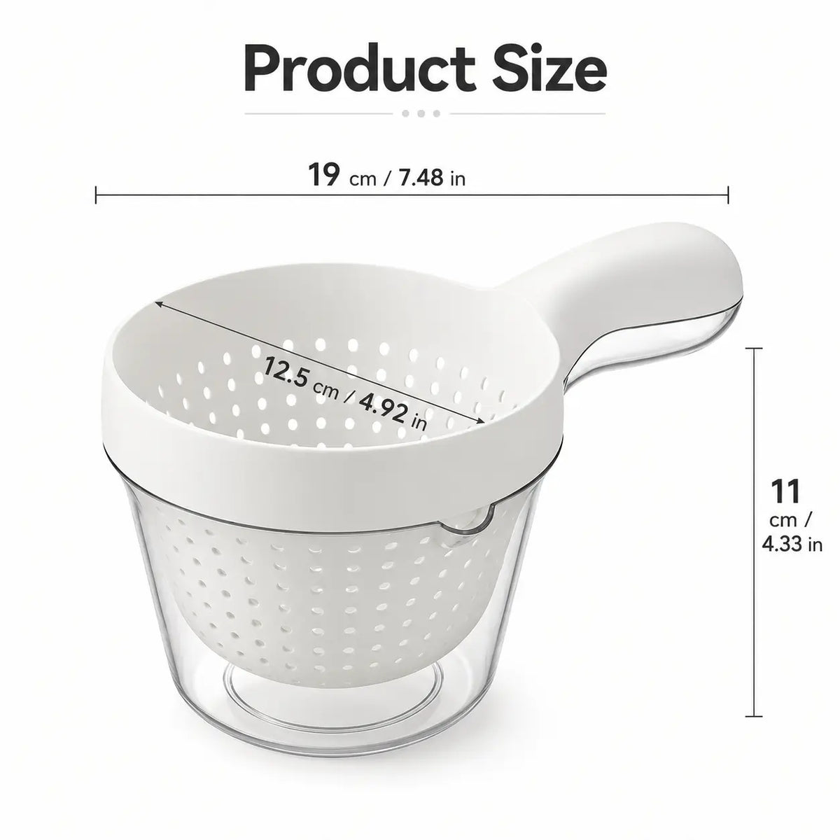 Easy-Use 2-in-1 Drain – Fruits Effortlessly for Daily Kitchen Tasks