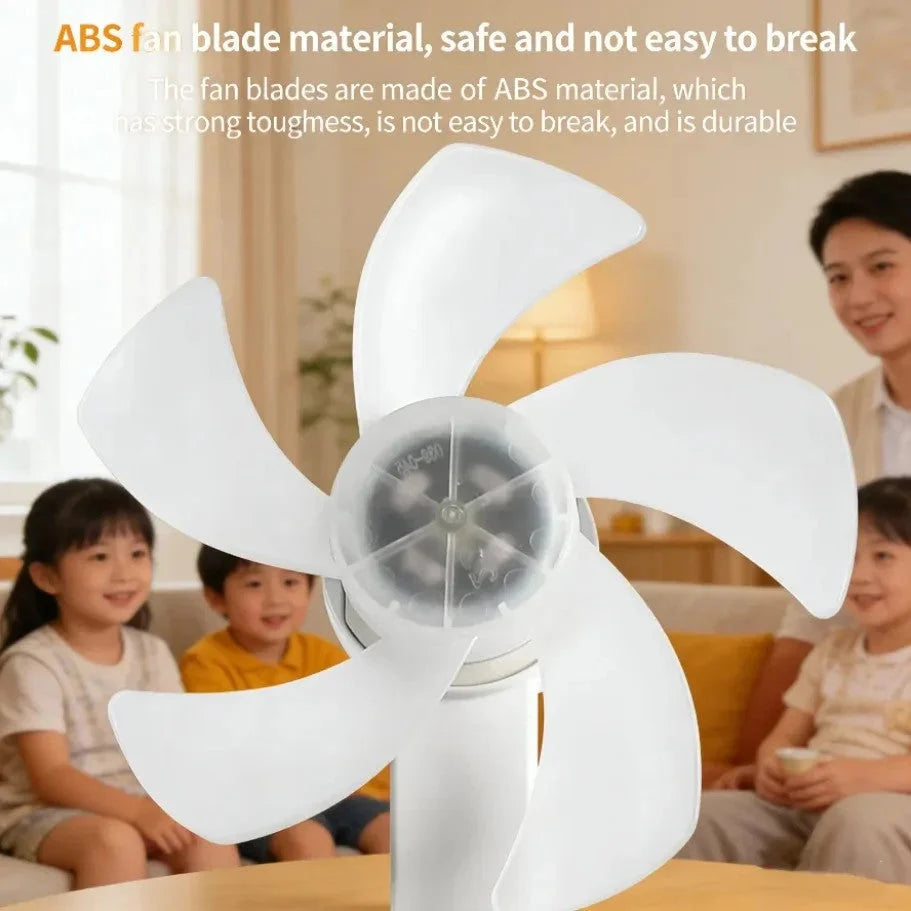 Decorative 2-in-1 E27 Ceiling Fan Light with Remote