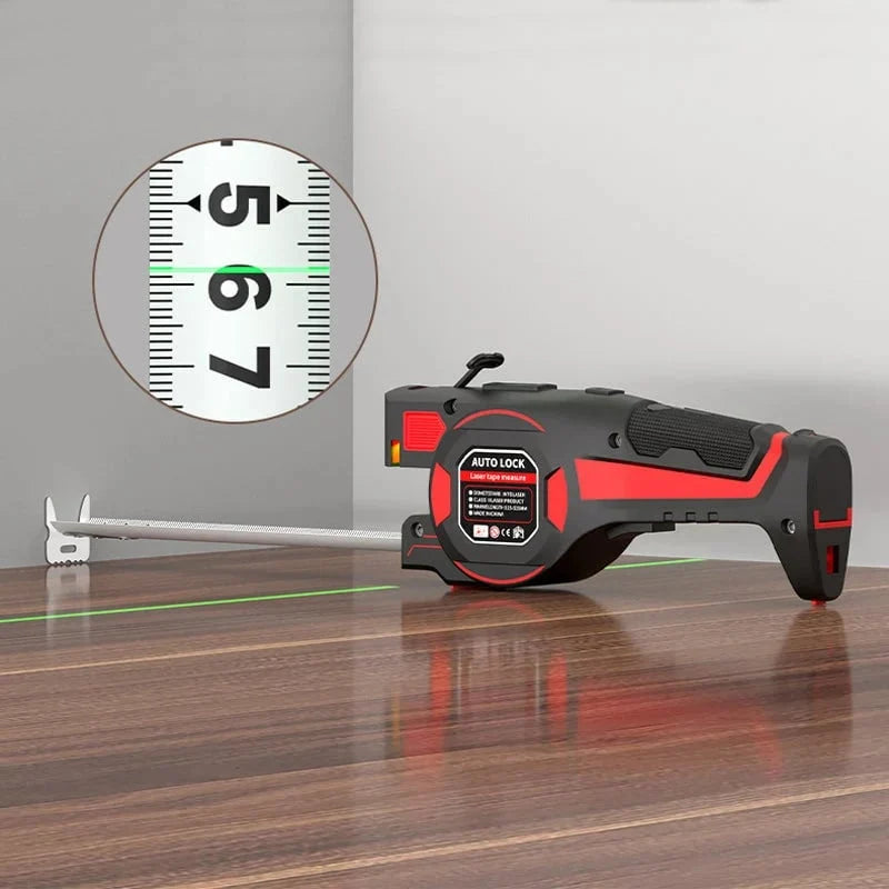 Purpose-Built 2-in-1 Tape Measure with Laser Guide for Everyday Use