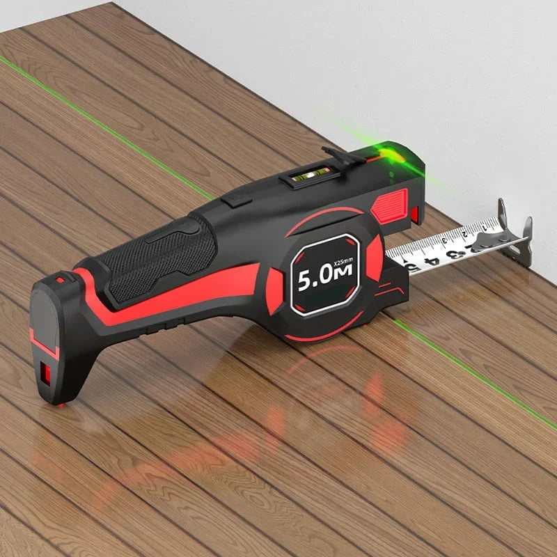 Purpose-Built 2-in-1 Tape Measure with Laser Guide for Everyday Use
