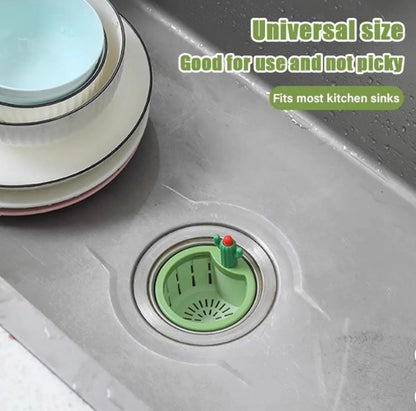 Practical 2pcs Cactus Kitchen Automatic Dumping Sink