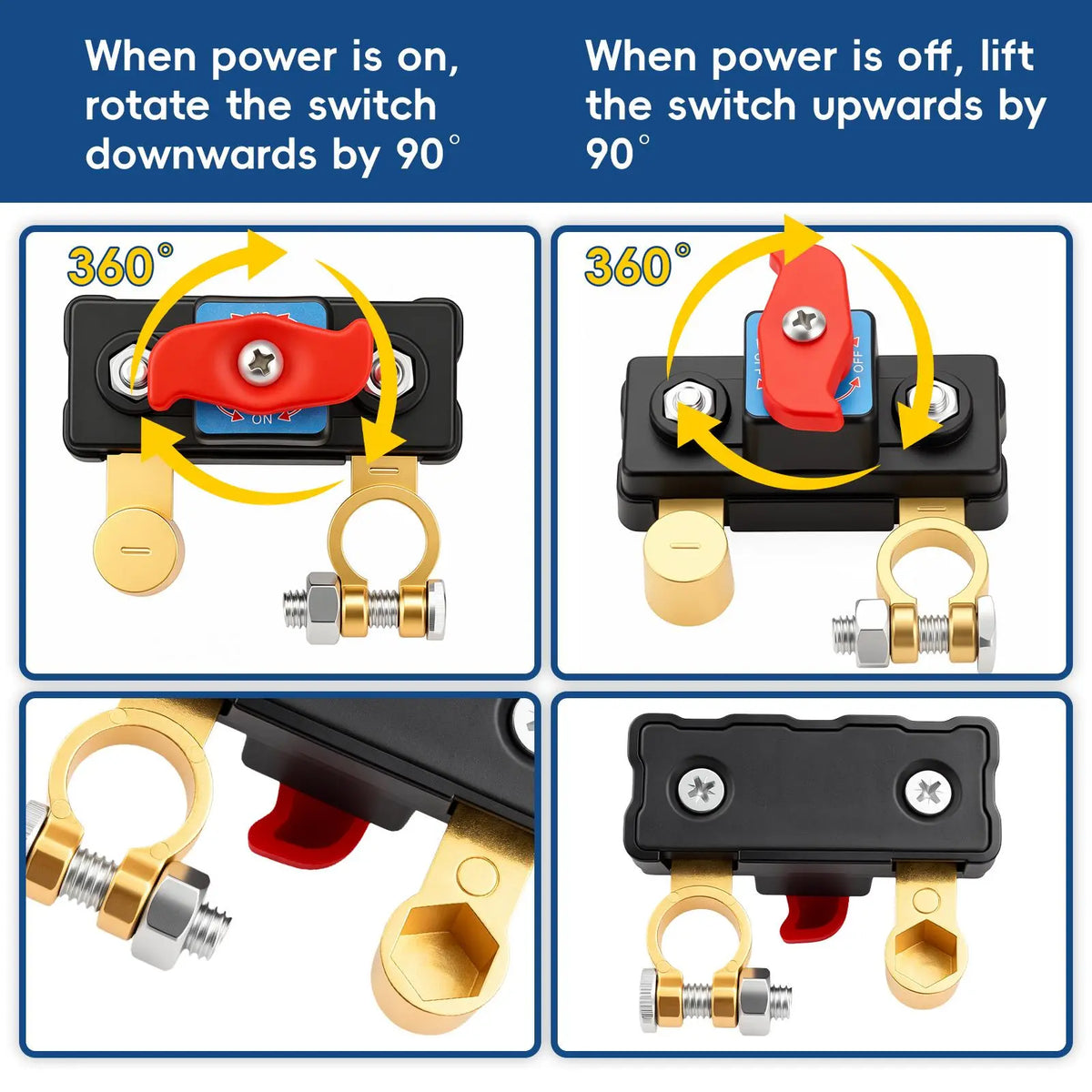 Practical The second half-price Car Battery Disconnect Switch - Pure
