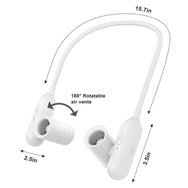 Purpose-Built 360° ly Bendable Adjustment Dual Cooling